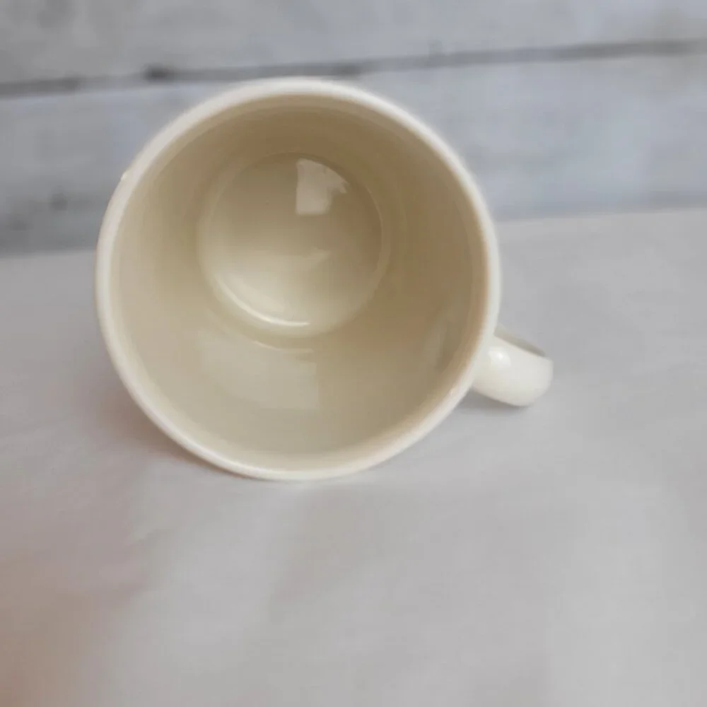 Vintage Corning Romance Mug cream Pattern White calla lily Flower tea Cup USA 38